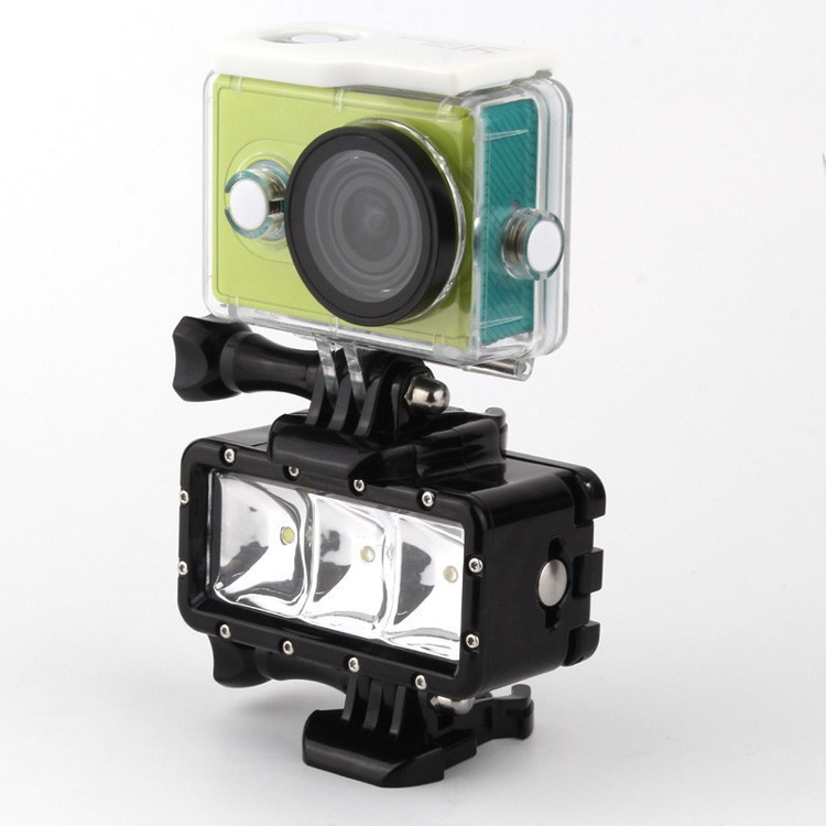 Gopro Underwater Waterproof LED Flash Diving Shooting Fill Light Lamp Mounts For SJCAM SJ4000 Gopro Camera Xiaoyi Sports Camera- (25)